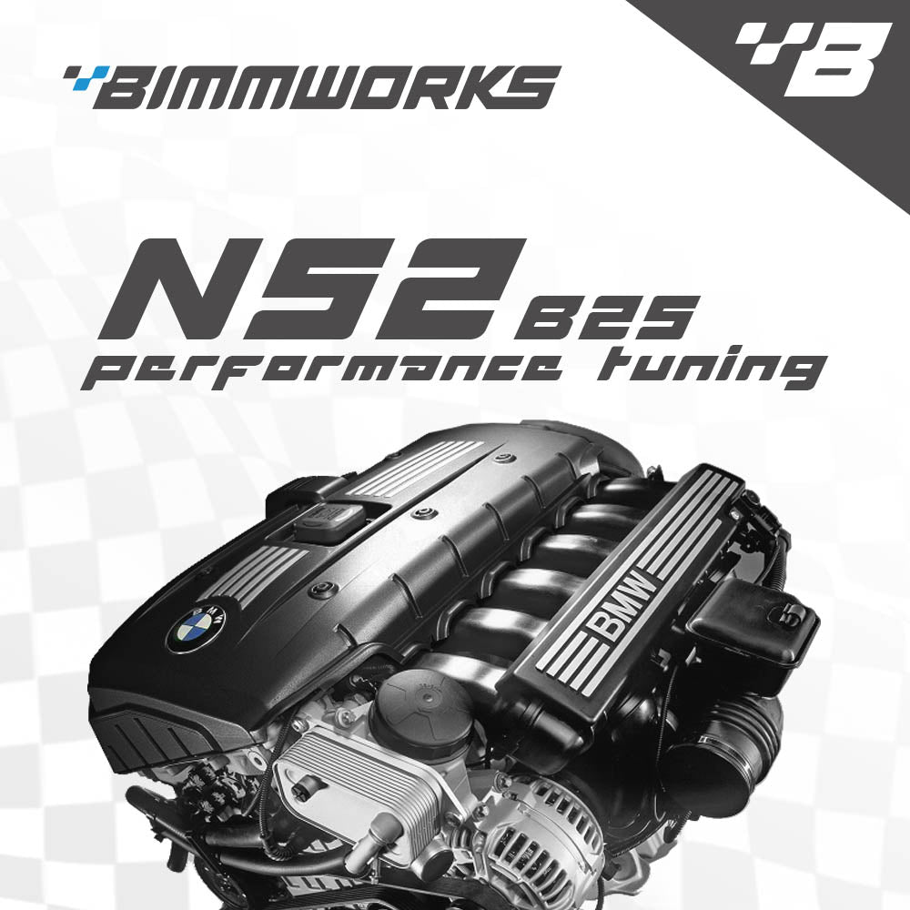 BMW N52B25 2.5L - E9X 323i, 325i, E6X 523i, E83 X3 2.5i 25i, E85 Z4 2.5si, E89 Z4 23i - Bimmworks Remote Tuning